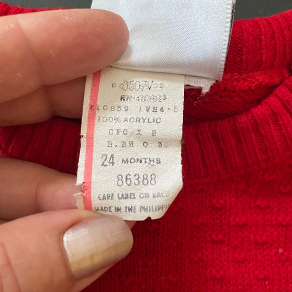 ABC Petit Jouet Holiday Toddler sweater, 24 Months, vintage - Picture 5 of 6